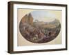 Design for a Set of Plates Depicting 'The Pilgrimage to Mecca'-Jean-Charles Develly-Framed Giclee Print