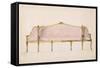 Design for a Settee-John Linnell-Framed Stretched Canvas