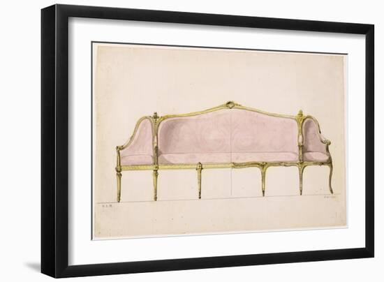 Design for a Settee-John Linnell-Framed Giclee Print