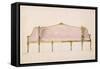 Design for a Settee-John Linnell-Framed Stretched Canvas