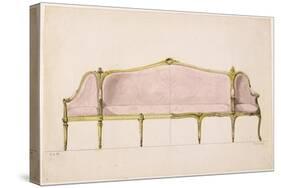 Design for a Settee-John Linnell-Stretched Canvas