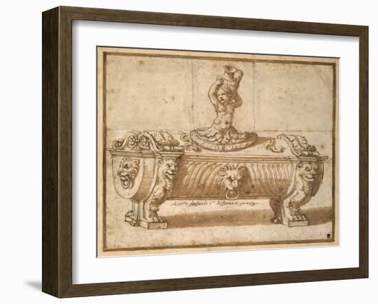 Design for a Sweetmeat Box-Giulio Romano-Framed Giclee Print