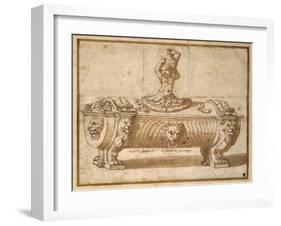 Design for a Sweetmeat Box-Giulio Romano-Framed Giclee Print