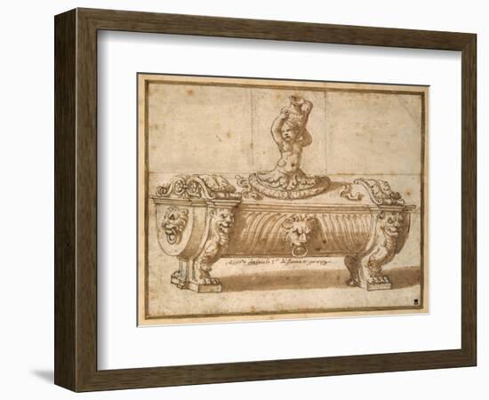 Design for a Sweetmeat Box-Giulio Romano-Framed Giclee Print