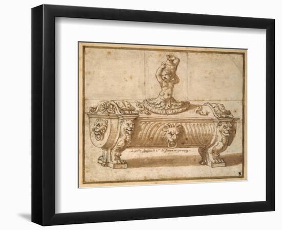 Design for a Sweetmeat Box-Giulio Romano-Framed Giclee Print