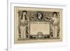 Design for a Ten-Guilder Banknote-Gustav Klimt-Framed Giclee Print