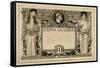 Design for a Ten-Guilder Banknote-Gustav Klimt-Framed Stretched Canvas