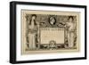 Design for a Ten-Guilder Banknote-Gustav Klimt-Framed Giclee Print