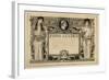 Design for a Ten-Guilder Banknote-Gustav Klimt-Framed Giclee Print