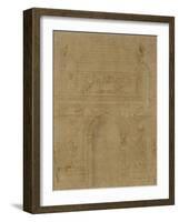 Design for a Triumphal Archway-Baccio Bandinelli-Framed Giclee Print