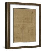 Design for a Triumphal Archway-Baccio Bandinelli-Framed Giclee Print