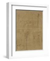 Design for a Triumphal Archway-Baccio Bandinelli-Framed Giclee Print