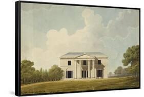 Design For a Villa, 1799-Sir Jeffry Wyatville-Framed Stretched Canvas