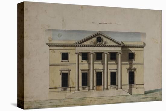 Design for a Villa at Llanaeron-Sir William Chambers-Stretched Canvas