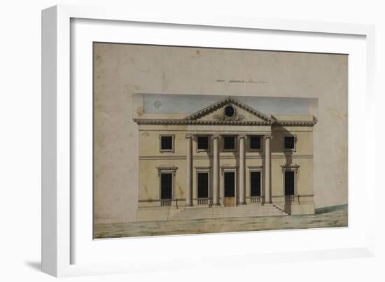 Design for a Villa at Llanaeron-Sir William Chambers-Framed Giclee Print