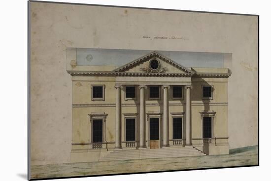 Design for a Villa at Llanaeron-Sir William Chambers-Mounted Giclee Print