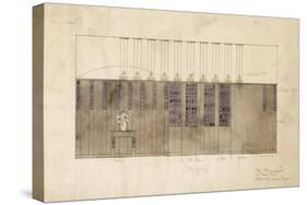 Design for a Wall, Table and Doors, for A.S. Ball, Berlin, 1905-Charles Rennie Mackintosh-Stretched Canvas