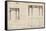 Design for a Writing Table (Pen and Ink with Grey Wash over Graphite on Wove Paper)-Thomas Chippendale-Framed Stretched Canvas
