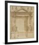 Design for an Altar, ca. 1527-Baldassare Peruzzi-Framed Art Print