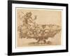 Design for an Elaborate Urn with Putto and Vines-Francesco De Rossi Salviati Cecchino-Framed Giclee Print