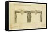 Design for an Exhibition Stand for Francis Smith, Used at the Glasgow Exhibition-Charles Rennie Mackintosh-Framed Stretched Canvas