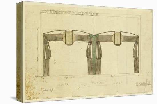 Design for an Exhibition Stand for Francis Smith, Used at the Glasgow Exhibition-Charles Rennie Mackintosh-Stretched Canvas