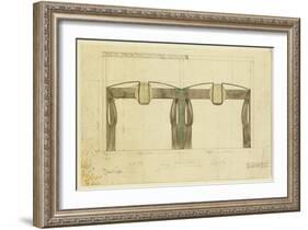Design for an Exhibition Stand for Francis Smith, Used at the Glasgow Exhibition-Charles Rennie Mackintosh-Framed Giclee Print
