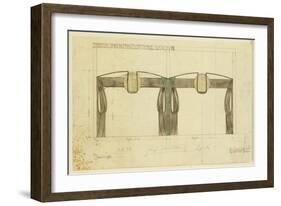 Design for an Exhibition Stand for Francis Smith, Used at the Glasgow Exhibition-Charles Rennie Mackintosh-Framed Giclee Print