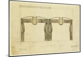 Design for an Exhibition Stand for Francis Smith, Used at the Glasgow Exhibition-Charles Rennie Mackintosh-Mounted Giclee Print