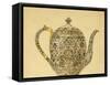 Design for an Ovoid Silver-Gilt Cloisonne Enamel Coffee Pot-Carl Faberge-Framed Stretched Canvas