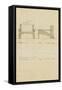 Design for Armchair in Oak, Shown in Front and Side Elevation, 1905-Charles Rennie Mackintosh-Framed Stretched Canvas