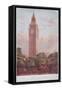 Design For Big Ben, 1859-null-Framed Stretched Canvas