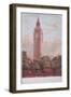 Design For Big Ben, 1859-null-Framed Giclee Print