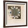 Design for Clock Face, 1917-Charles Rennie Mackintosh-Framed Giclee Print