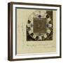 Design for Clock Face, 1917-Charles Rennie Mackintosh-Framed Giclee Print