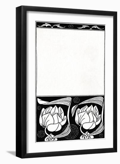 'Design for Cover ofThe Woman Who Did, 1914-Aubrey Beardsley-Framed Giclee Print