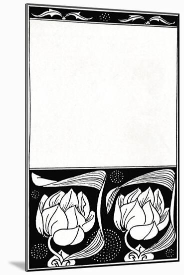 'Design for Cover ofThe Woman Who Did, 1914-Aubrey Beardsley-Mounted Giclee Print