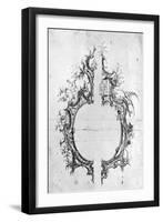 Design for Detail on Furniture, 1754-Henry Copland-Framed Giclee Print