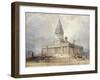 Design for Leeds Town Hall, 1854-Cuthbert Brodrick-Framed Giclee Print