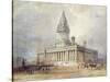 Design for Leeds Town Hall, 1854-Cuthbert Brodrick-Stretched Canvas