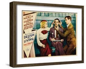 Design for Living, 1933-null-Framed Art Print