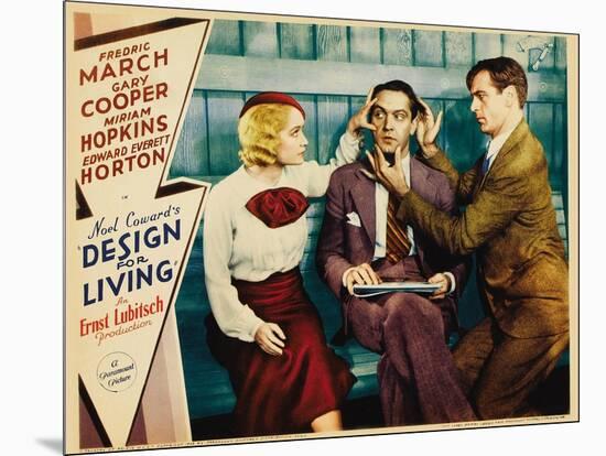 Design for Living, 1933-null-Mounted Art Print