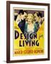 Design for Living, 1933-null-Framed Giclee Print