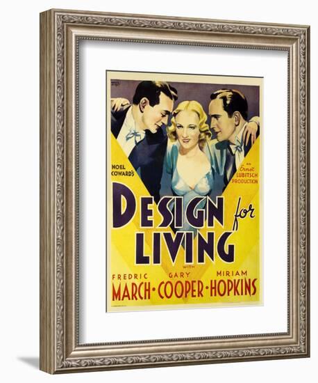 Design for Living, 1933-null-Framed Giclee Print