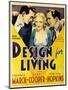 Design for Living, 1933-null-Mounted Giclee Print