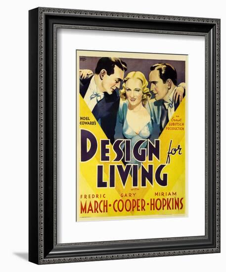 Design for Living, 1933-null-Framed Giclee Print