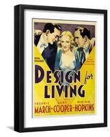 Design for Living, 1933-null-Framed Giclee Print