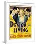 Design for Living, 1933-null-Framed Giclee Print