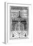 Design for Milan Cathedral, from "De Architectura" by Vitruvius-null-Framed Giclee Print