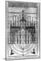 Design for Milan Cathedral, from "De Architectura" by Vitruvius-null-Mounted Giclee Print
